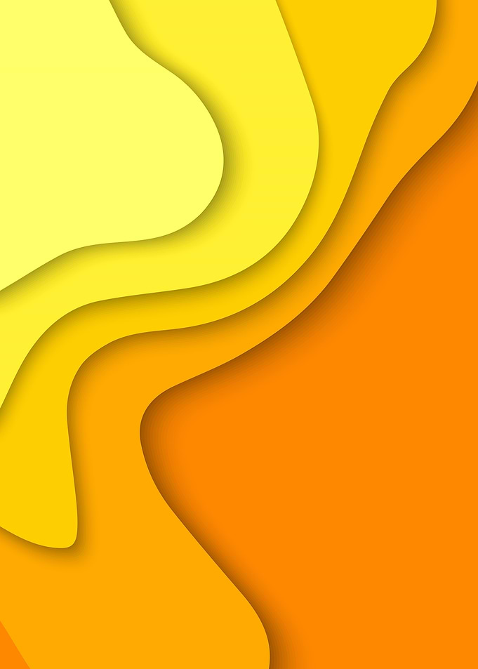 Yellow and Orange PaperCut