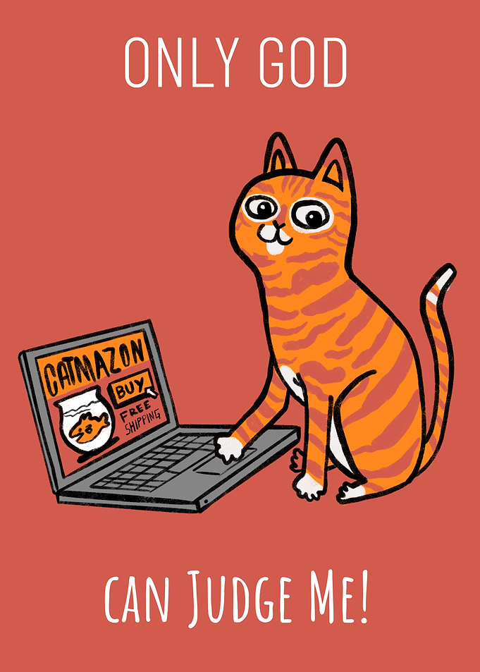 Funny Catmazon Cat
