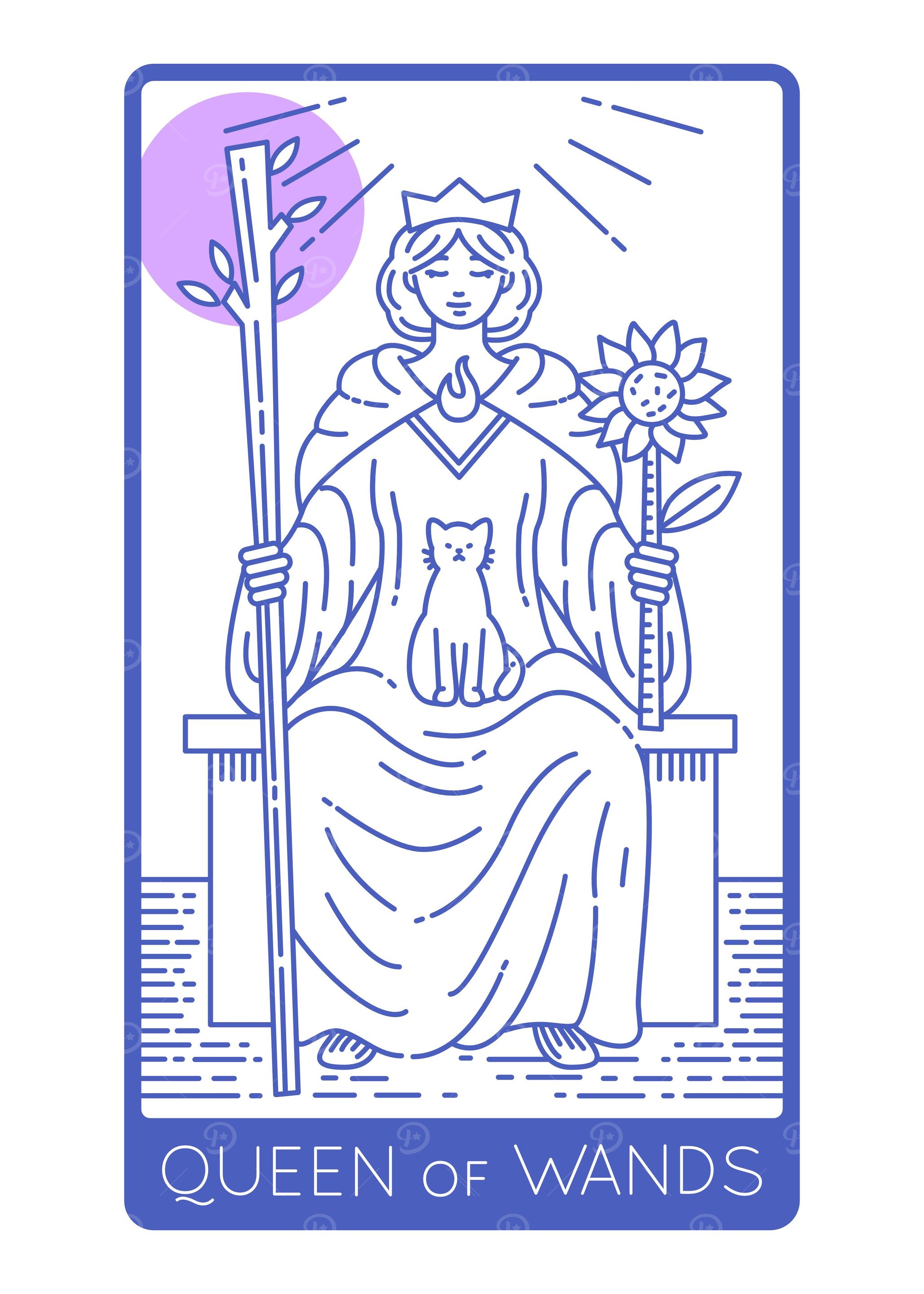 Tarot Card Queen of Wands