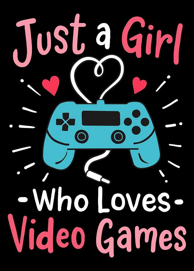 Video Game Gamer Girl Gami