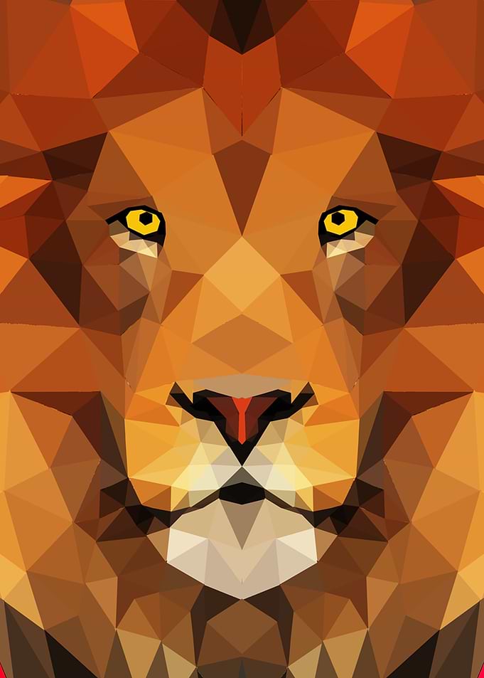 Low Poly Lion