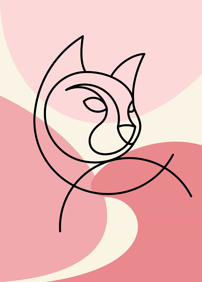 Cat Line Art