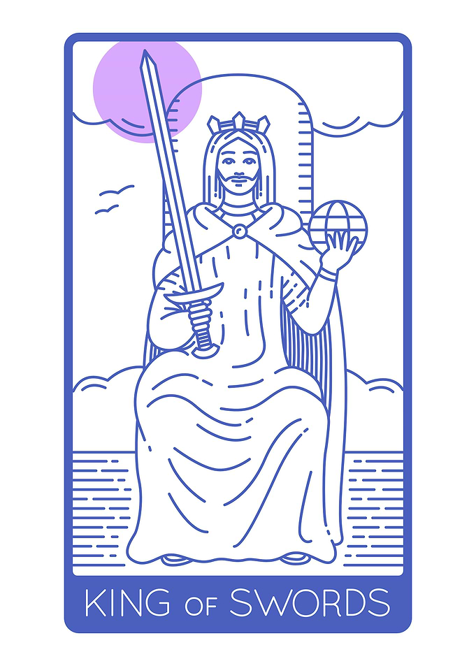 Tarot Card King of Swords