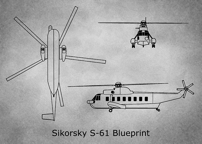 Sikorsky S61 gray old