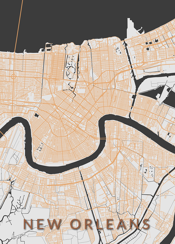 New Orleans Map