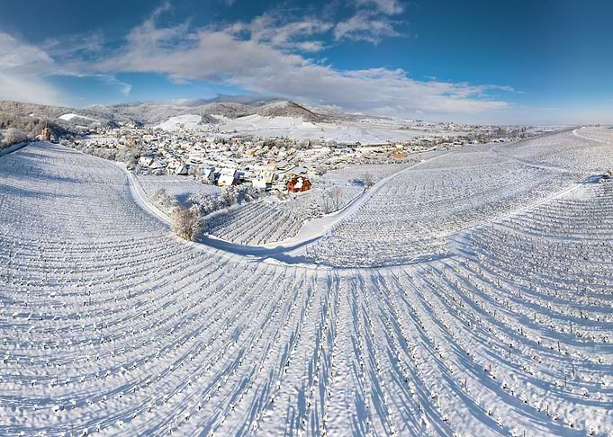 Snowcovered hills