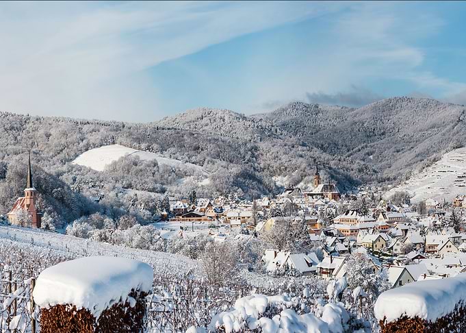 Snowcovered hills