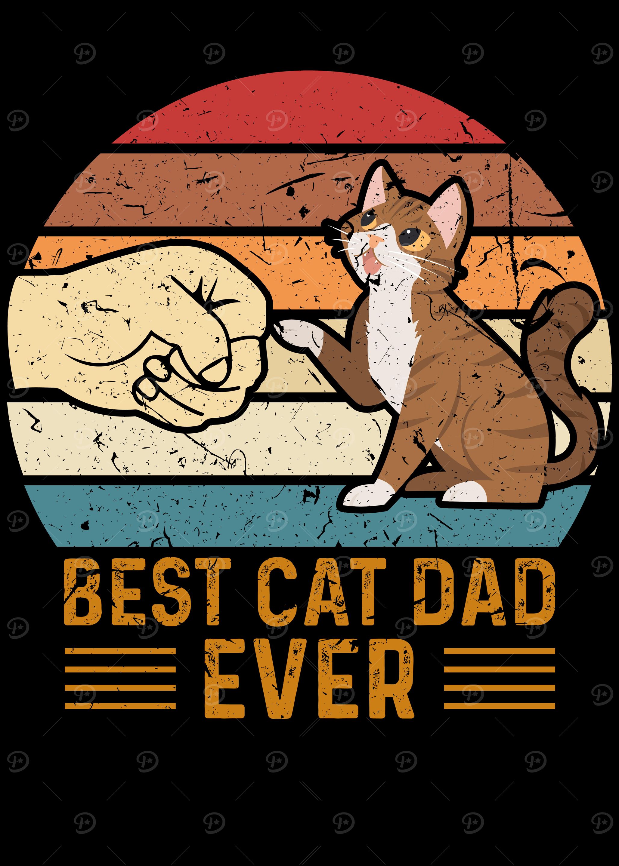Best Cat Dad Ever Funny
