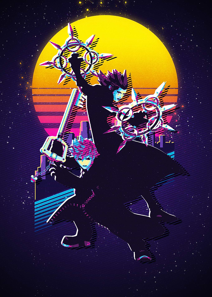 Kingdom Hearts Roxas Axel