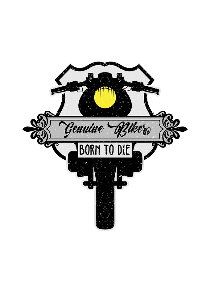 Genuine Biker Born To Die