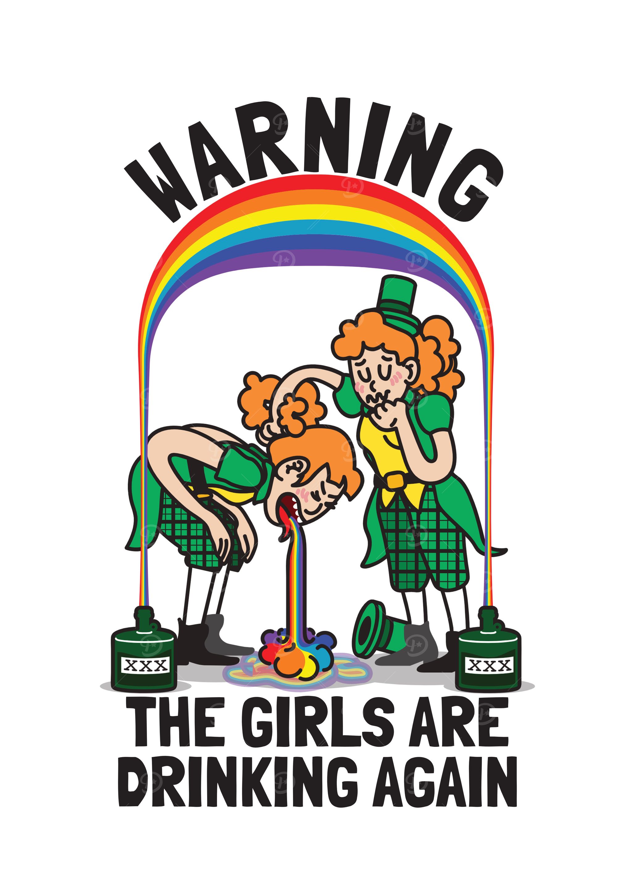 WARNING THE GIRLS ARE