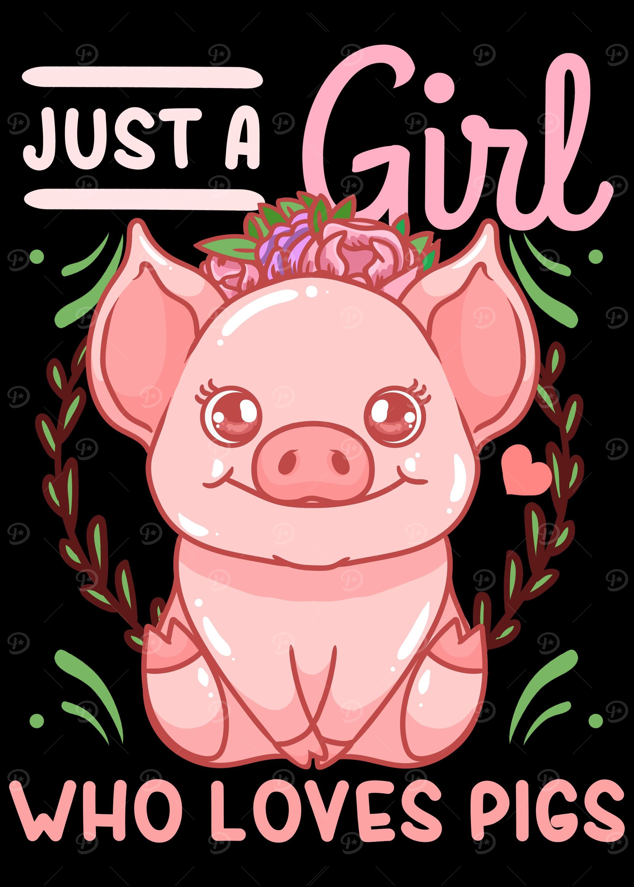 Pig Kawaii Pig Lover Farme