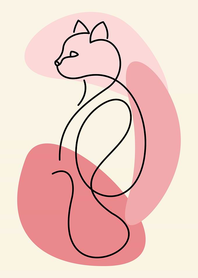 Cat Line Art