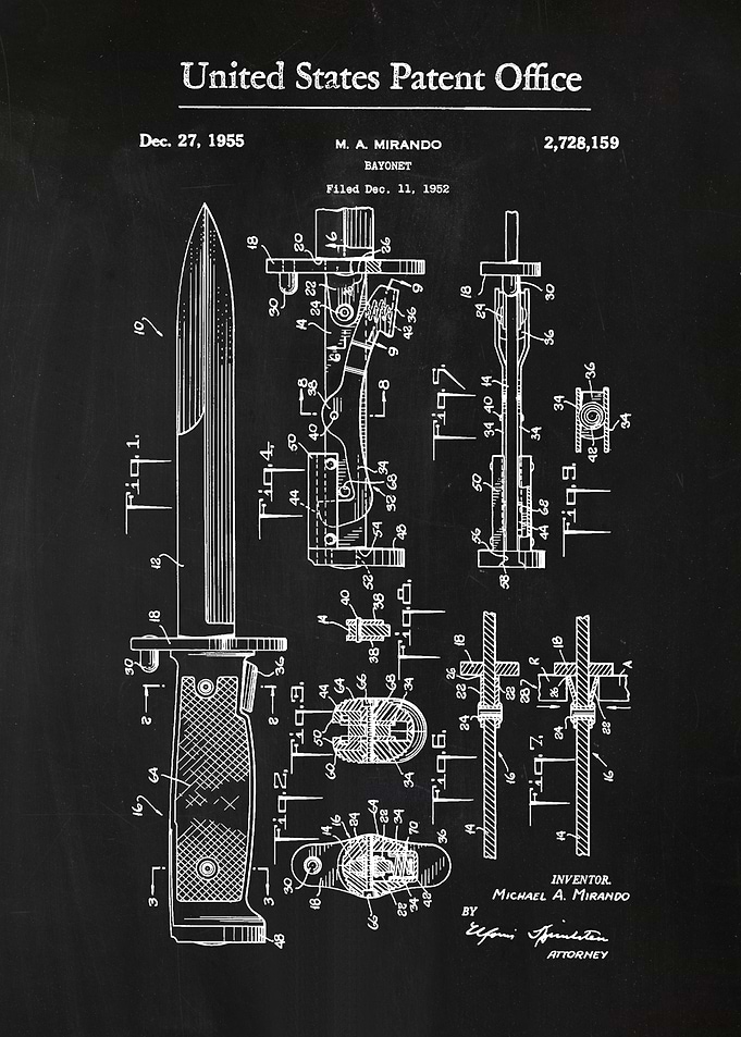 33 Bayonet Patent