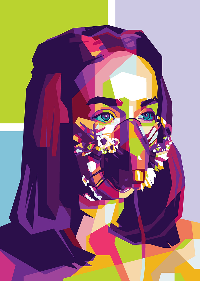 Women Mask Floral