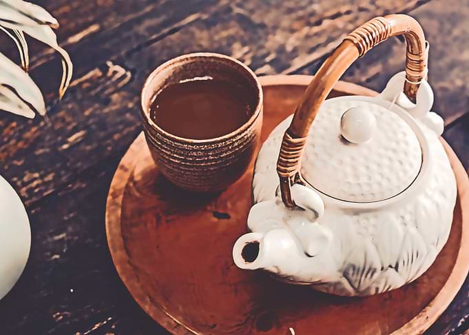 tea poster tea pot