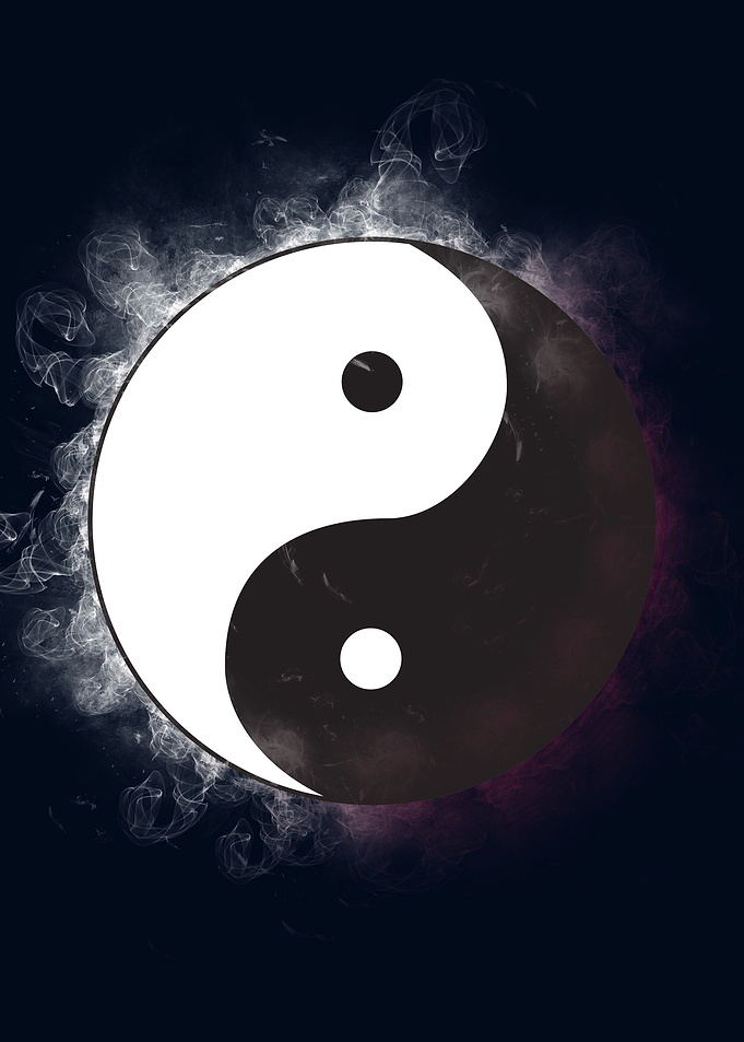kung fu logo yin yang