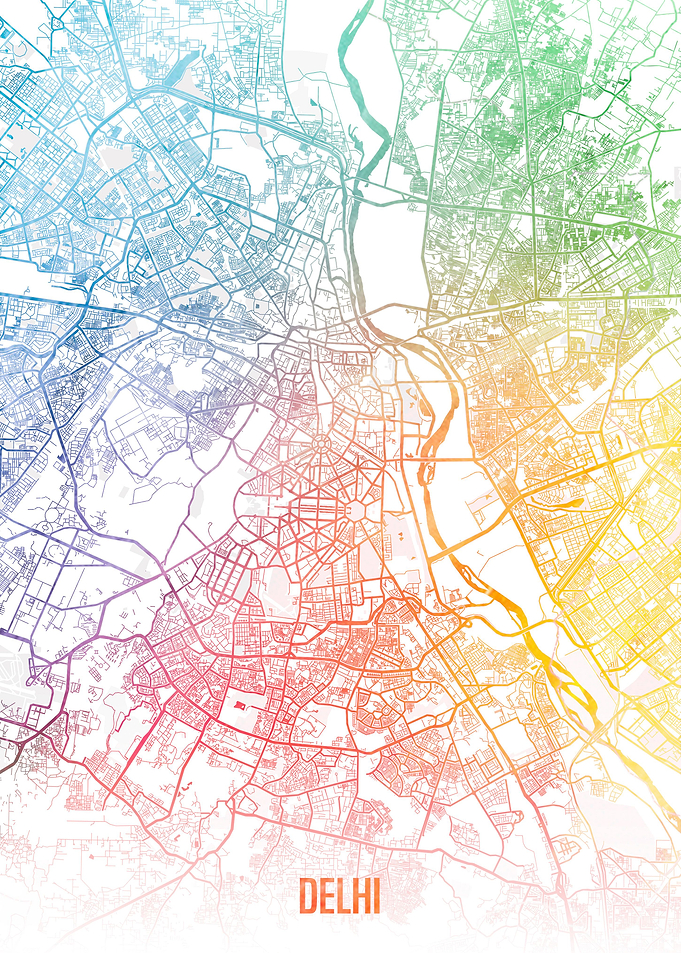 Delhi map