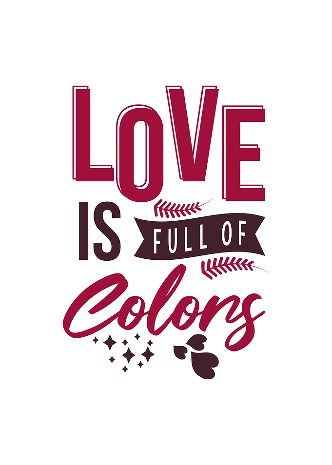 Love Is Full Of Colors