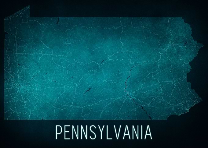 Pennsylvania State Map