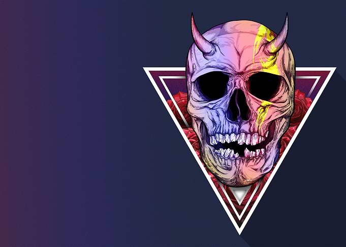 War Skull Yellow