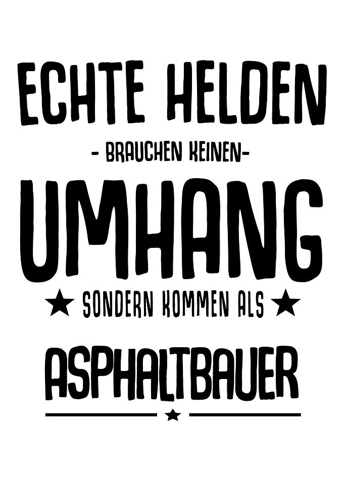 Asphalt Geschenk