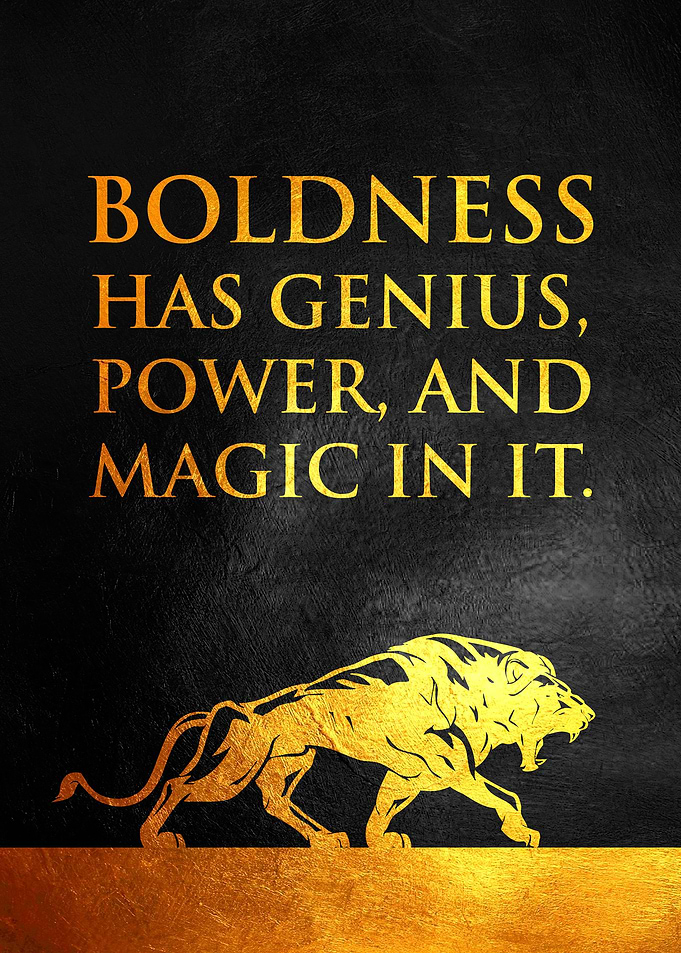 Boldness von Goethe