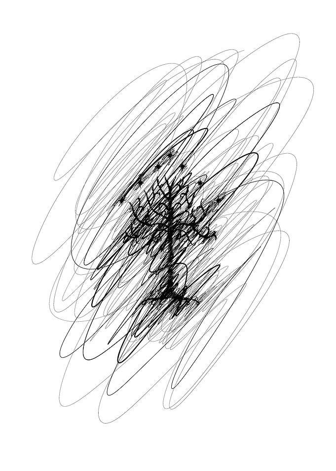 Tree Original Drawing Art