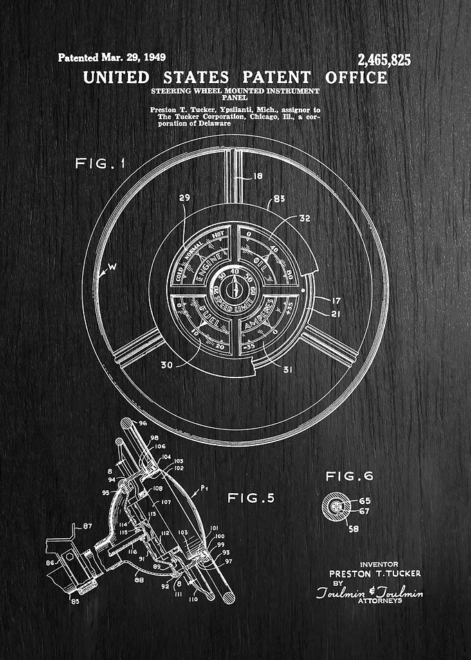 25 Tucker Steering Wheel
