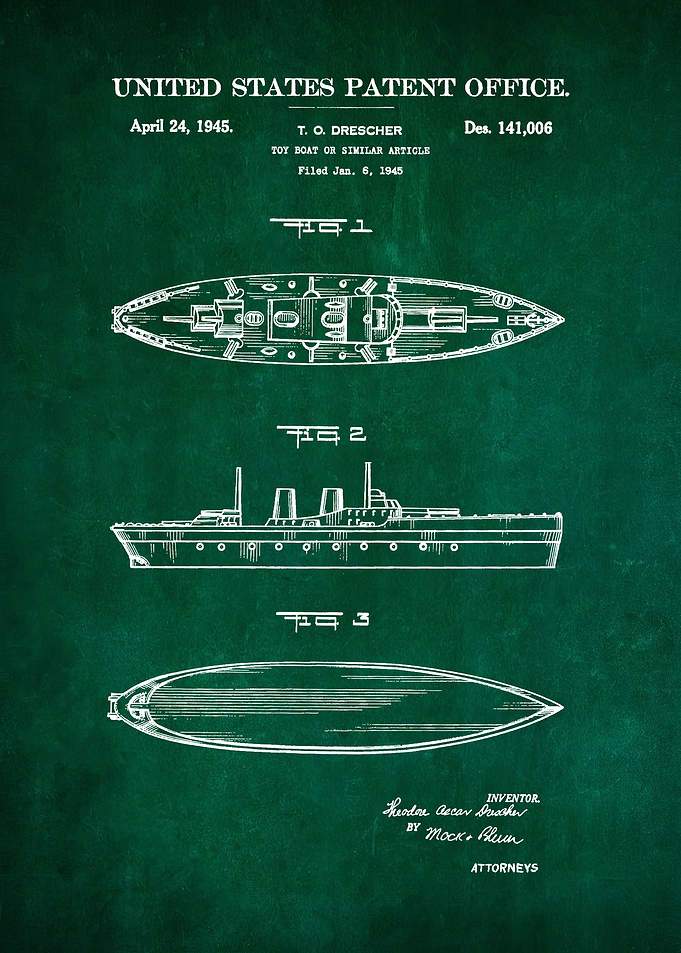 31 Toy Boat Poster 1945