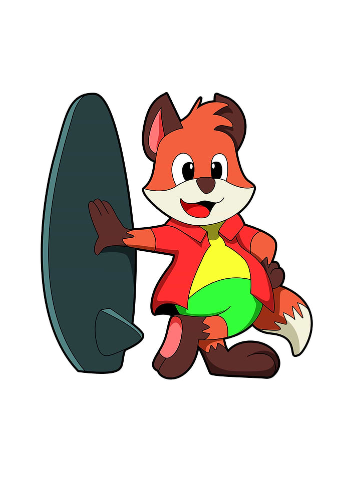 Fox Surfing Surfboard