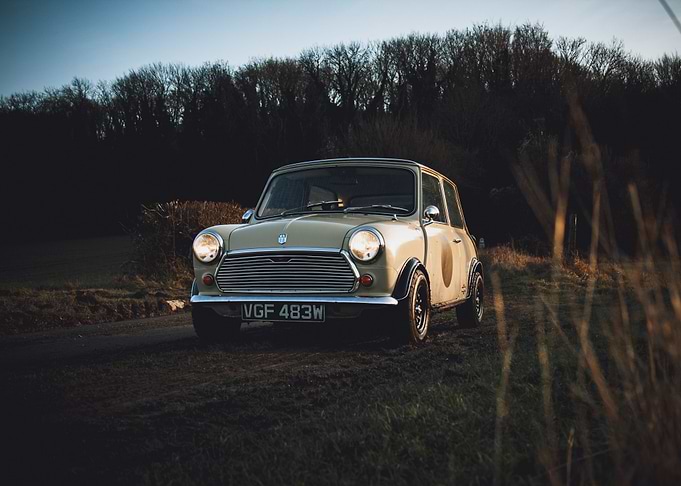 Classic Mini at Sunset 2