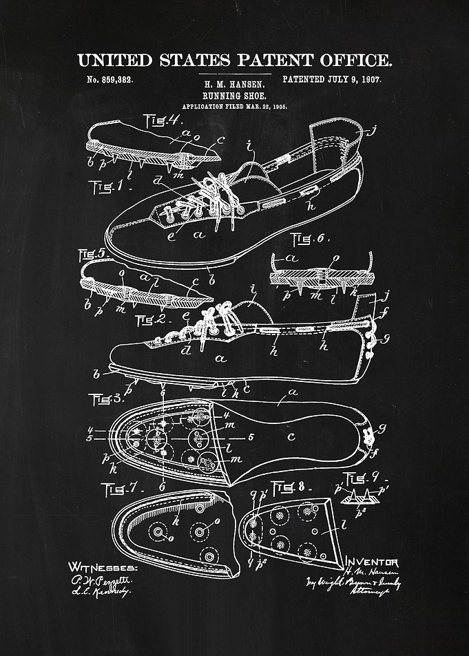 41 Running Shoe Patent Pr