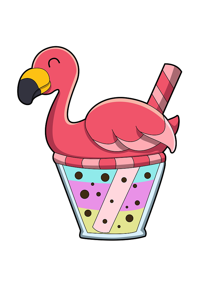 Flamingo Mug of Juice