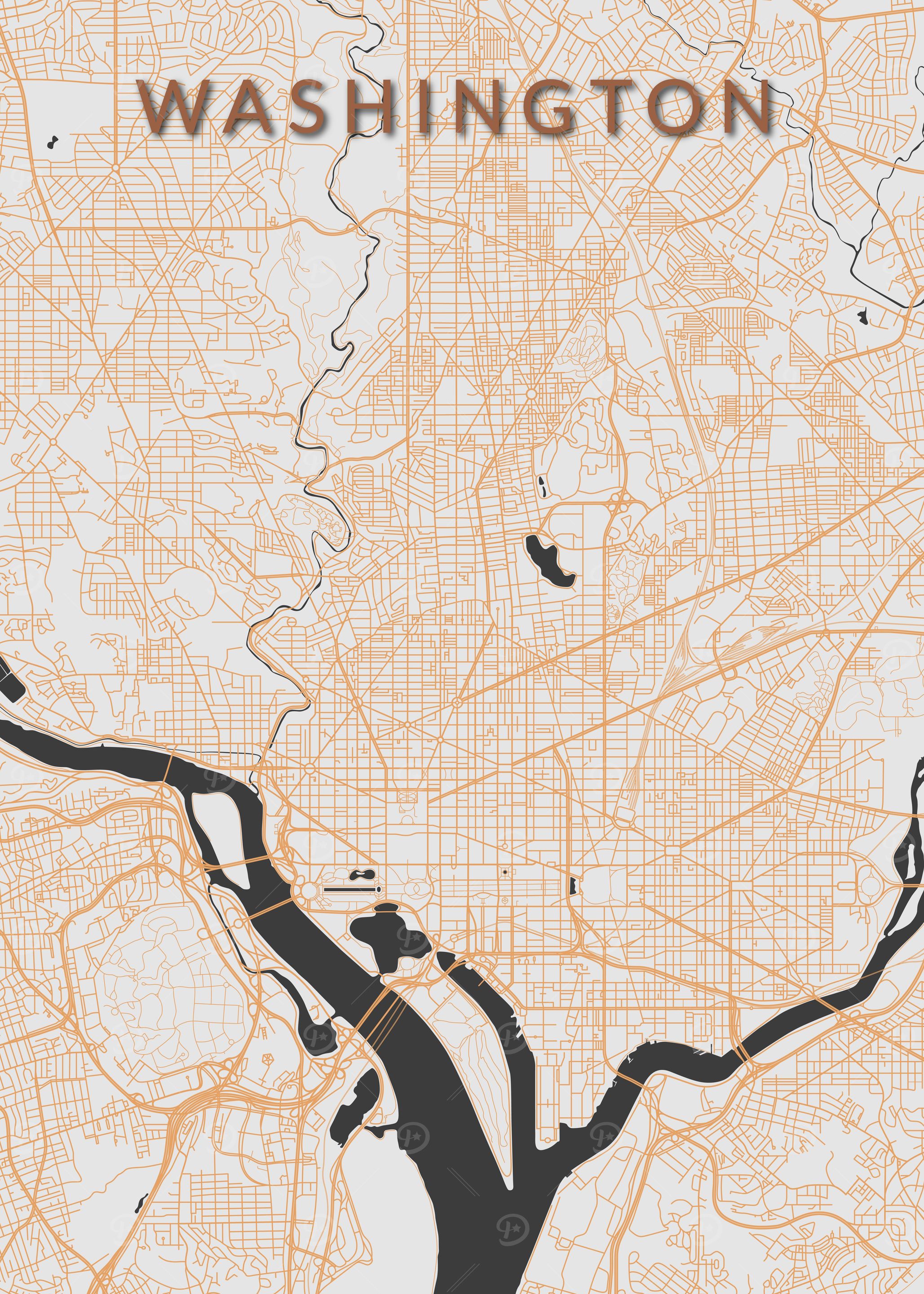 Washington Map