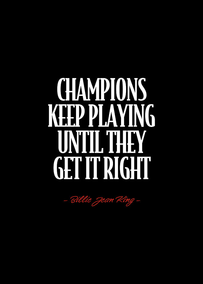 Billie Jean King Quote
