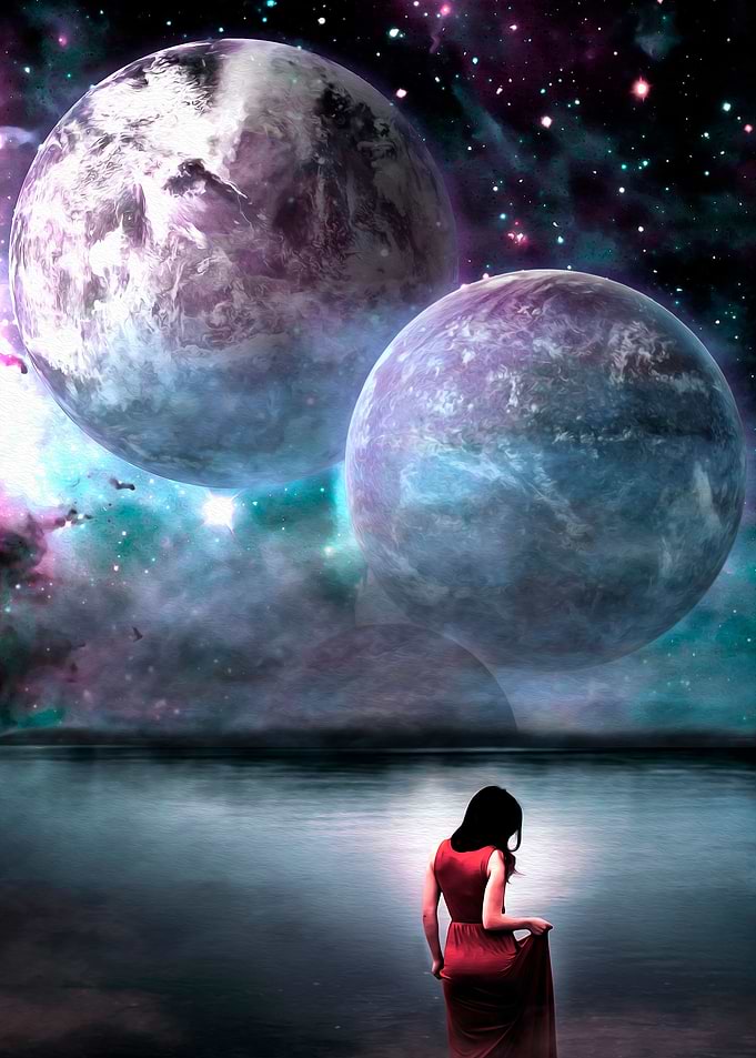 Purple Space Lake