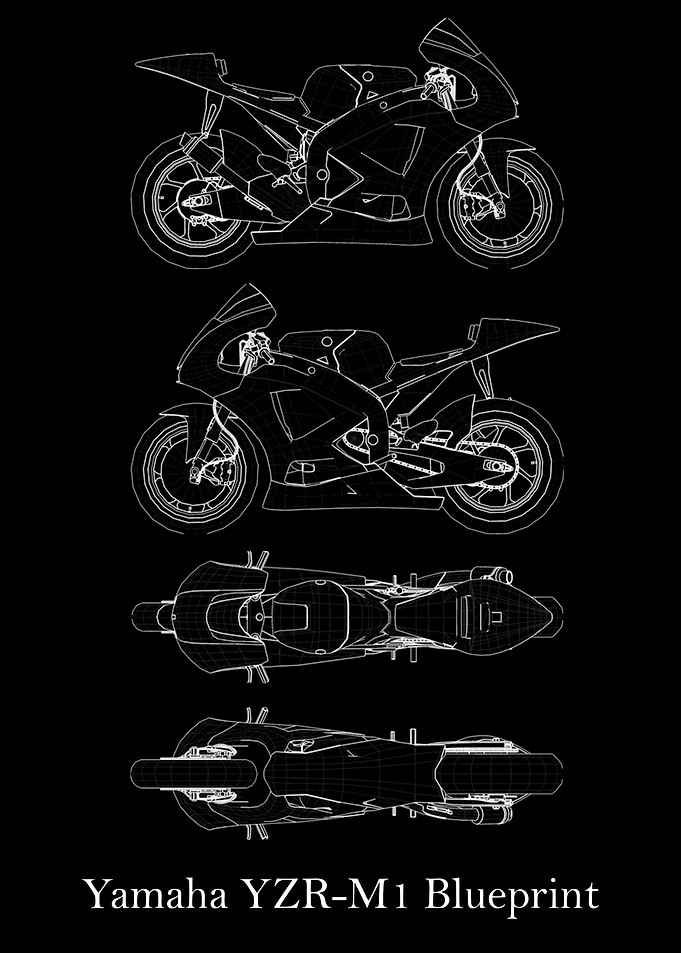 Yamaha YZRM1 Blueprint