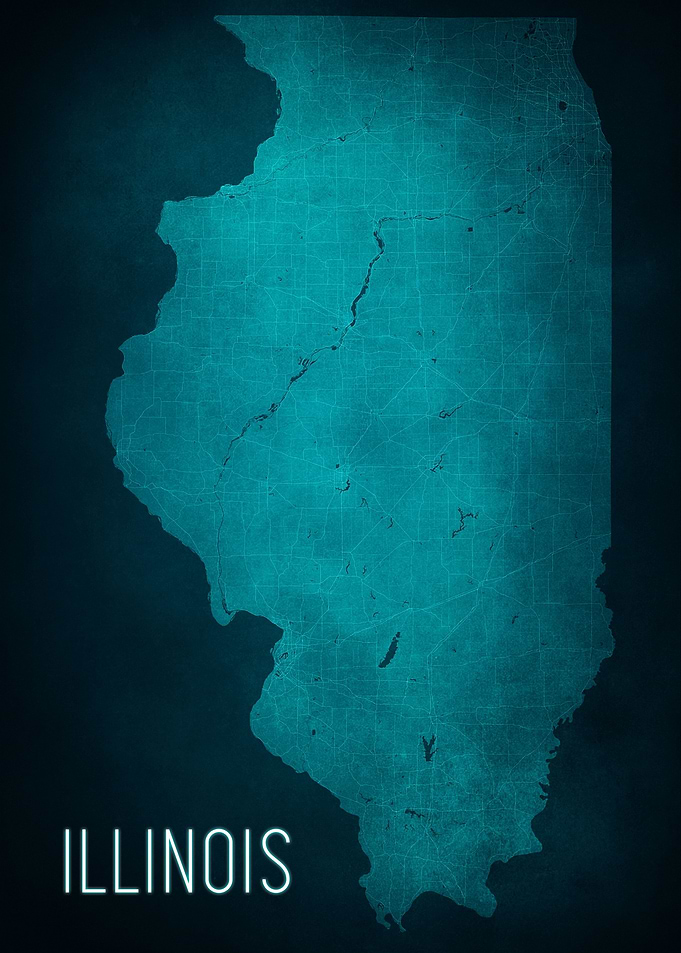 Illinois State Map
