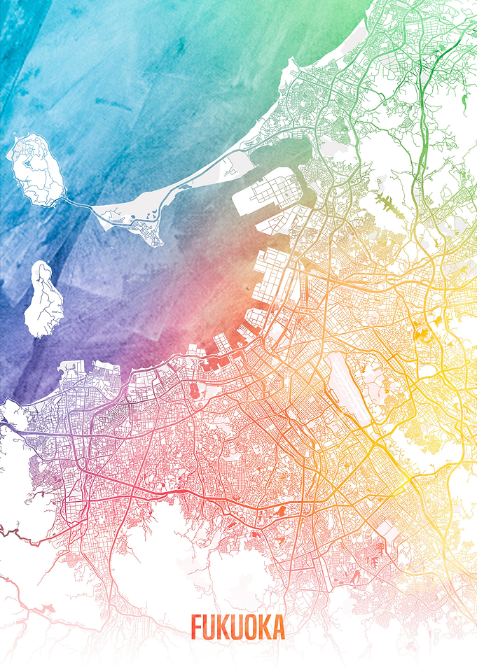 Fukuoka map