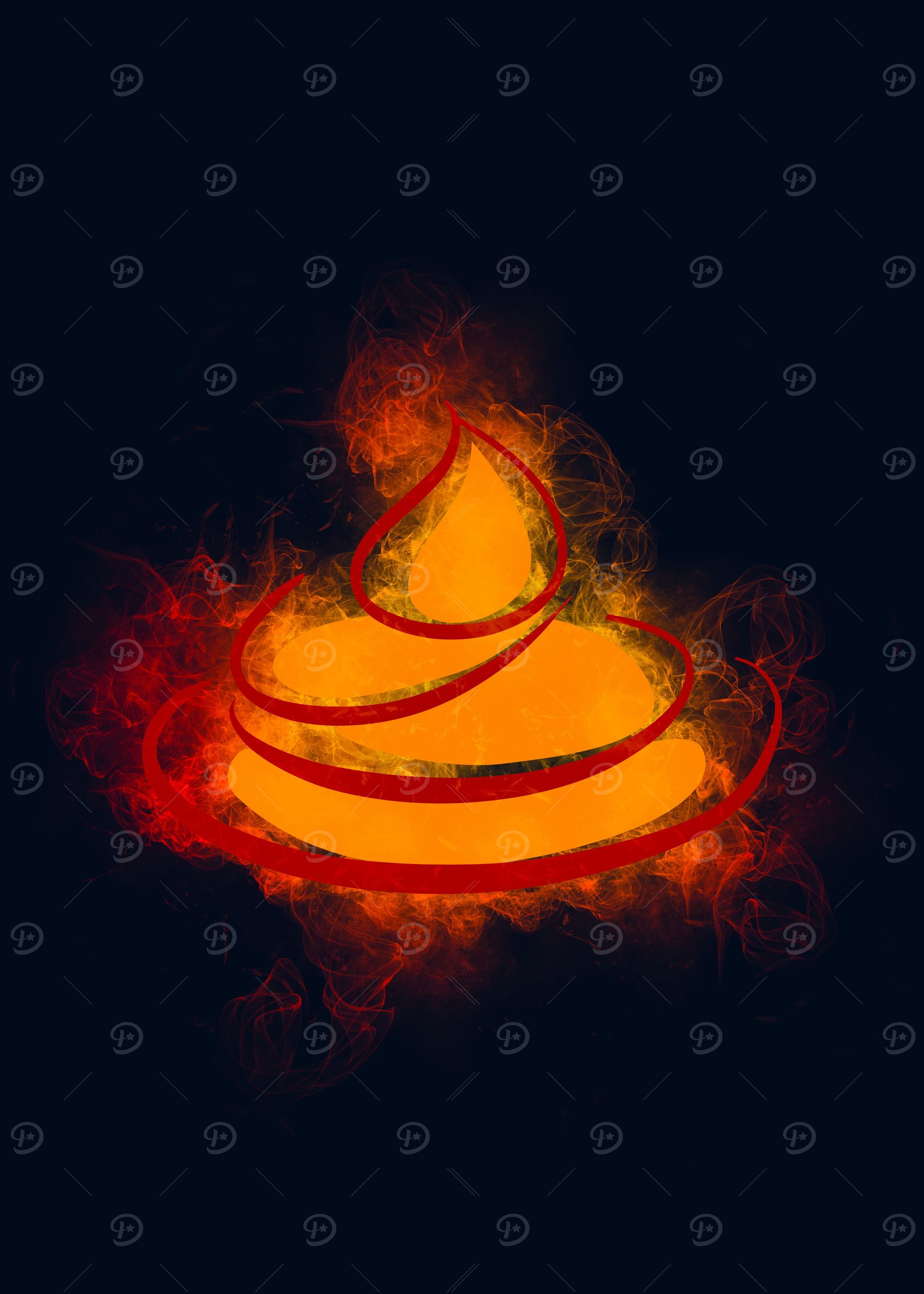 sweet dessert smoky