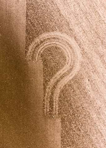 Question mark in a field