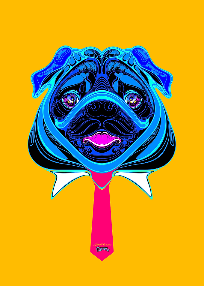Pug Dog Mops