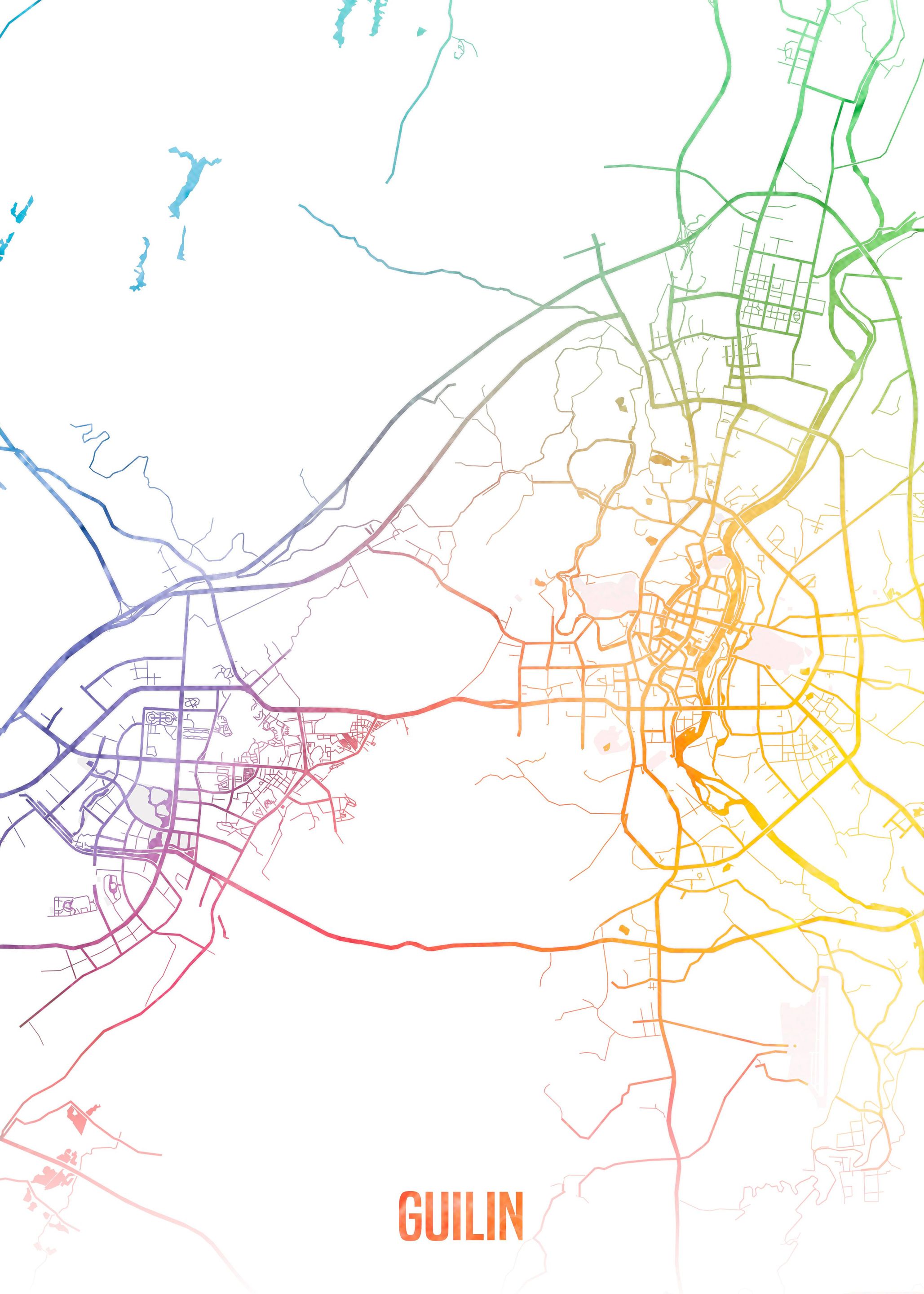 Guilin map