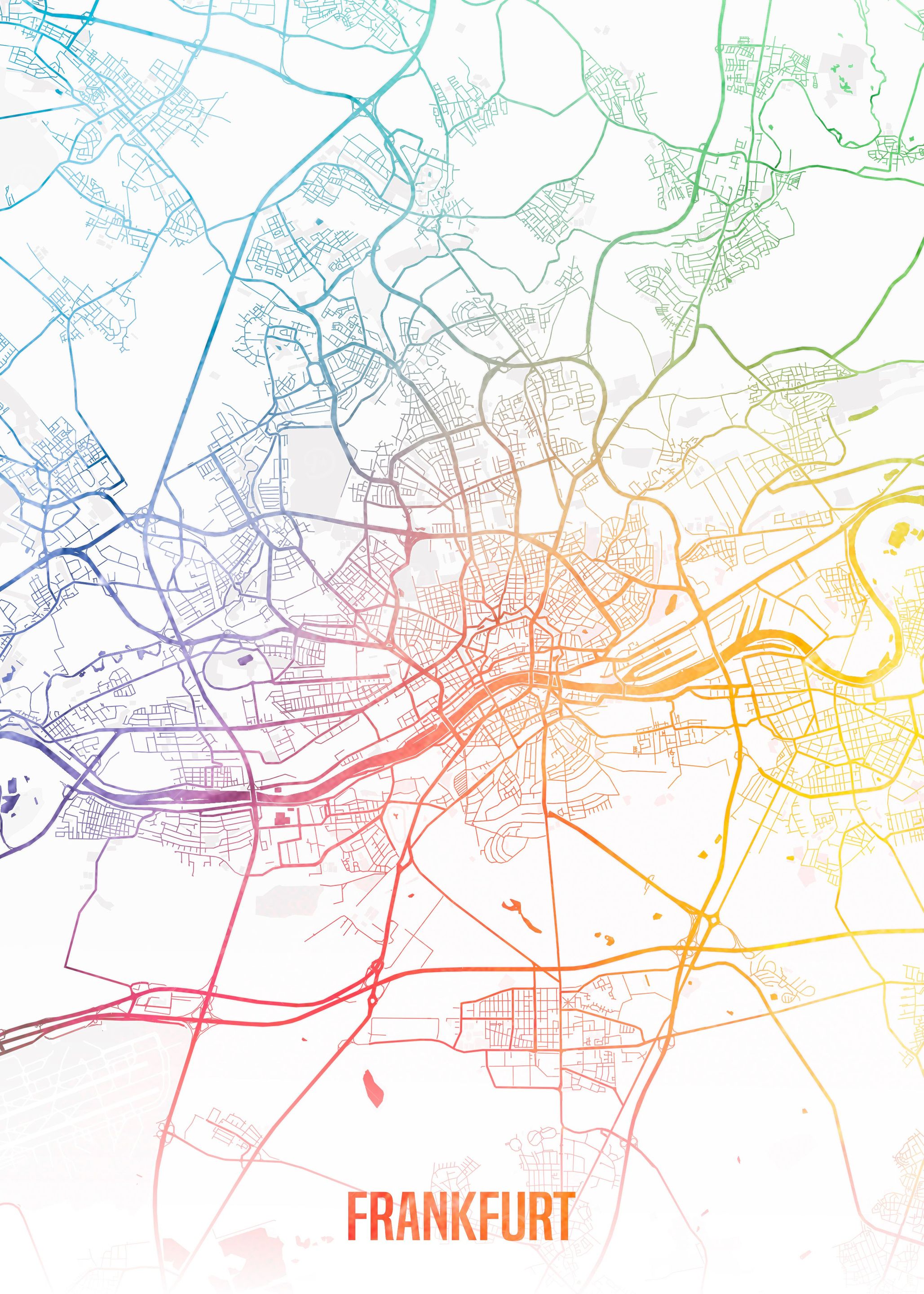 Frankfurt map
