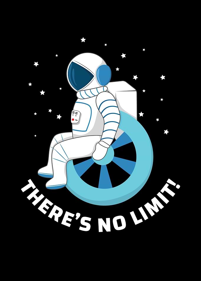 Wheelchair Astronaut I