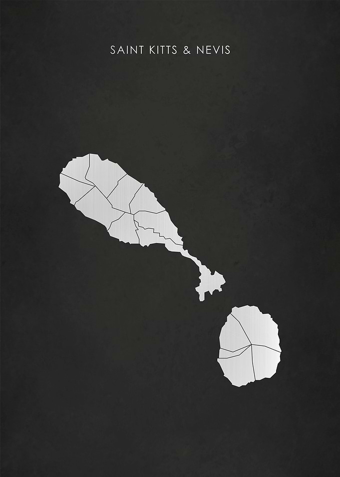Saint Kitts and Nevis Map
