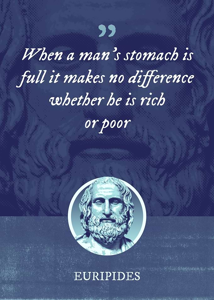 When a mans stomach is