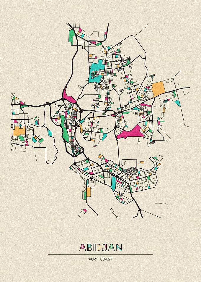 Abidjan Map