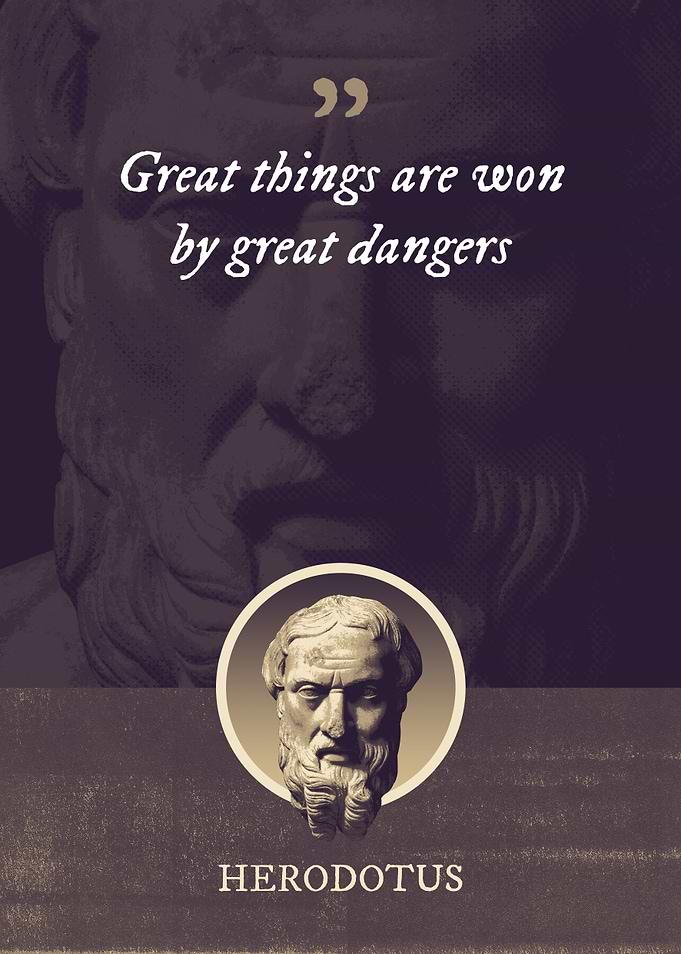 Great things are won by